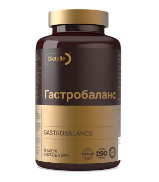 Dietelle, Гастробаланс new (для восстановления слизистых ЖКТ + метабиотик), капсулы, 90 шт.