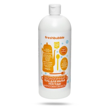 FRESHBUBBLE, Гель для мытья посуды Цитрусовая свежесть, жидкость, 1 л