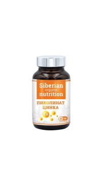 Siberian organic nutrition, Цинк (пиколинат), капсулы, 60 шт.